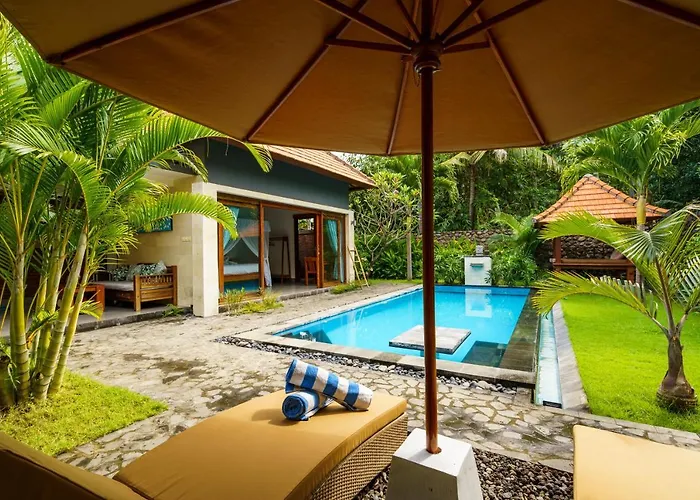 Coco Garden Pool Gasthof Kubutambahan (Bali)